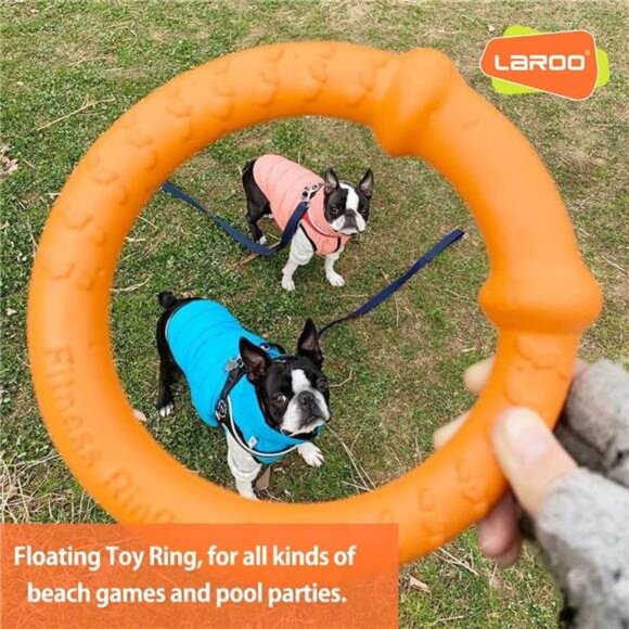 Dog Flying Ring Toys, Floating Flying Dog Disc Toys, Summer Pet Training Outdoor - Picture 5 of 8
